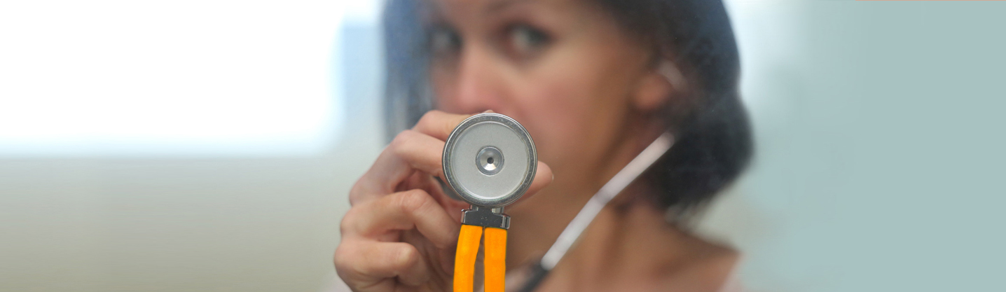 Doctor with stetoscope
